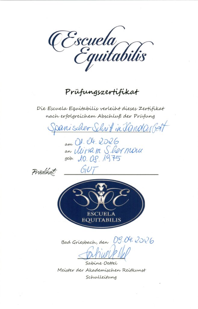 Spanischer Schritt in Handarbeit